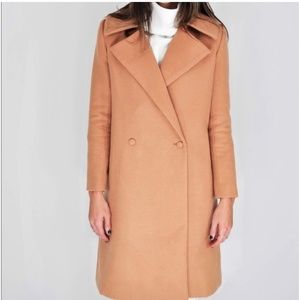 NWOT C/MEO COLLECTIVE camel coat small